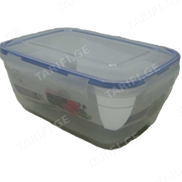 პლასტმასის კონტეინერი STARPLAST 394069 (ჰერმეტული, 2.3 L)