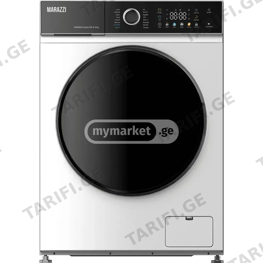 სარეცხი მანქანა Marazzi WM804FL66(S/W) WHITE