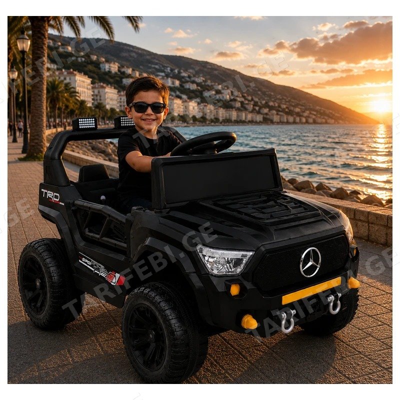 საბავშვო ელექტრო მანქანა MERCEDES-BENZ GM-505-W 2 ძრავით 12V