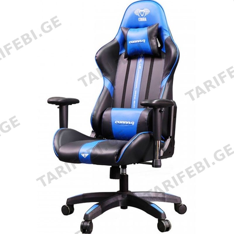 GAMING სავარძელი E-BLUE EEC412BBAA-IA BLACK/BLUE