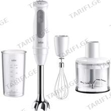BRAUN MQ50236MWH 1000W მულტიფუნქციური ხელის ბლენდერი