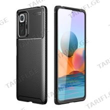 კარბონის ქეისი Xiaomi Redmi Note 10 Pro Focus Carbon Case - შავი