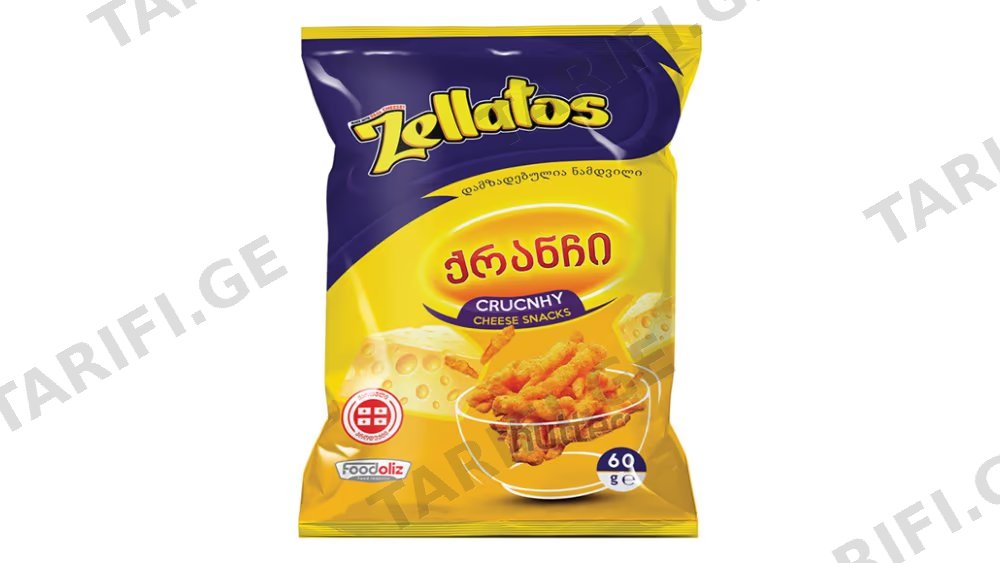 ZELLATOS ქრანჩი ყველით-60გრ