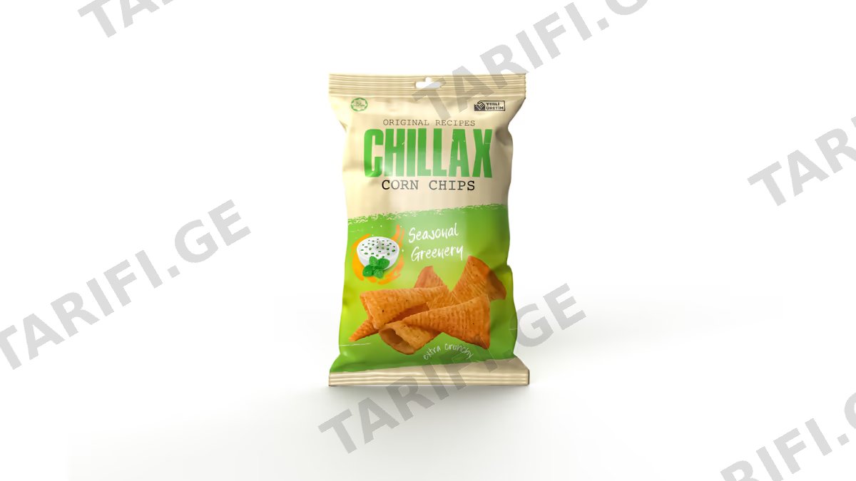 CHILLAX სიმინდის ჩიფსი სეზონური 60გრ * 24
