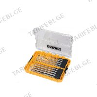 (10ც) ბურღების ნაკრები SDS+ DeWALT DT70753