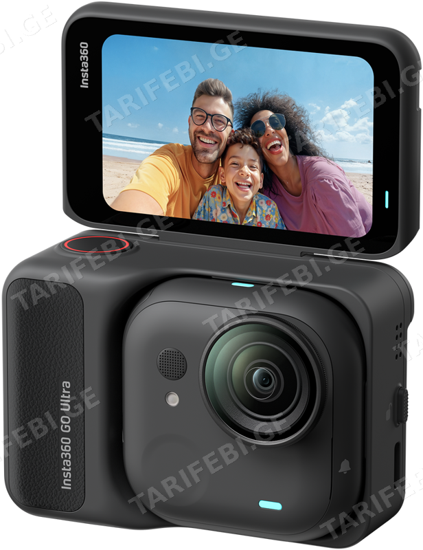ექშენ კამერა Insta360 GO Ultra Standard Bundle (Midnight Black)