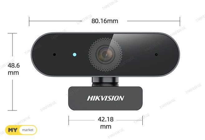 Hikvision 1080P DS-E12 Webcam ვიდეო თვალი ვებკამერა