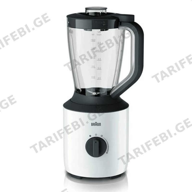 ბლენდერი BRAUN JB3100WH (1.5 L, 800 W)
