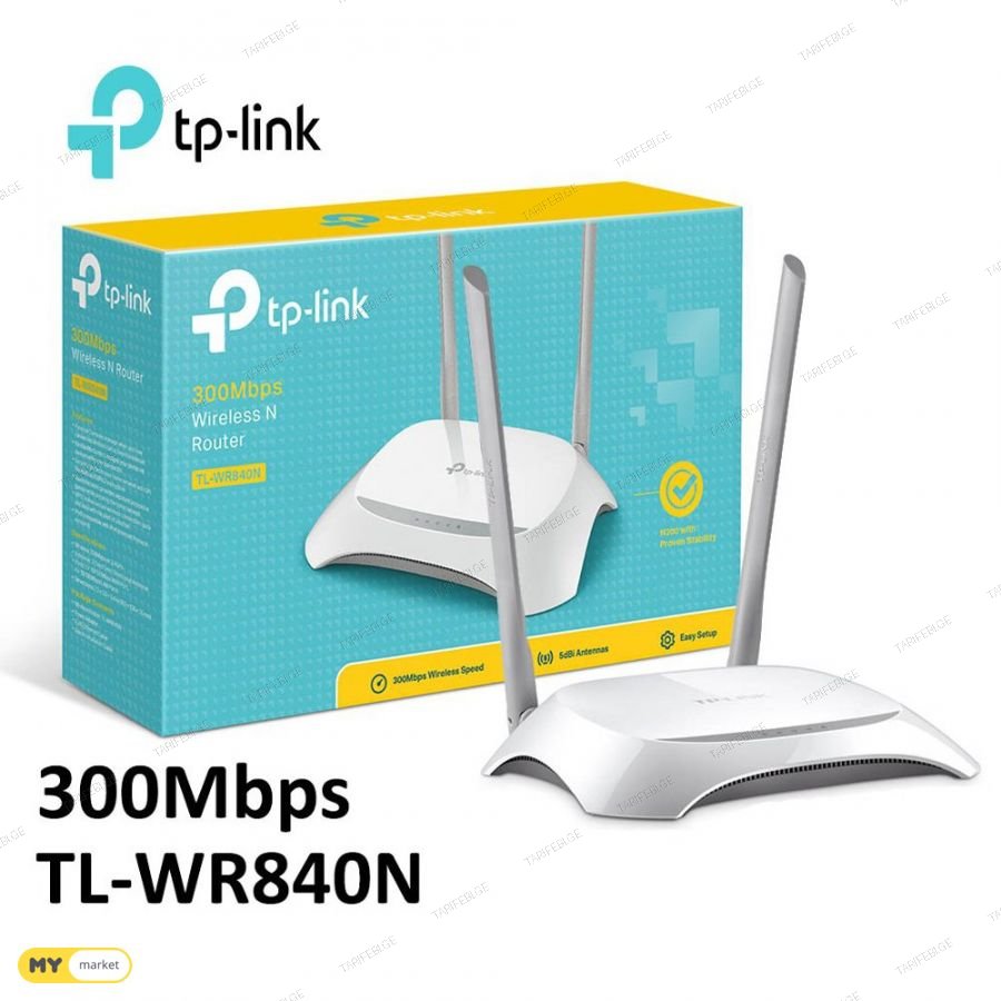 TL-WR840N TP-Link Router Wireless როუტერი