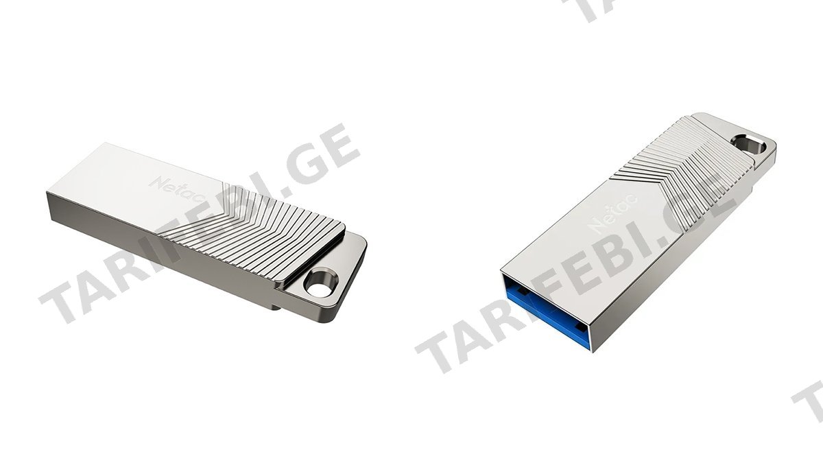 Netac UM1 128GB (NT03UM1N) ფლეშ მეხსიერება USB3.2 (1501)