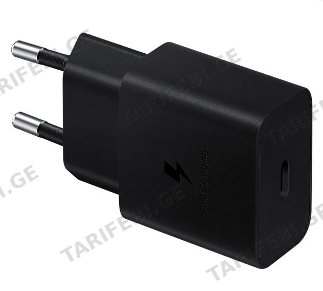 დამტენი Samsung Fast Charger Type C Black EP-T1510NBEGRU