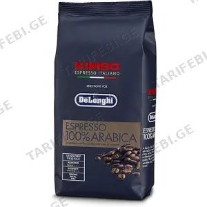 ყავის მარცვლები Kimbo DeLonghi Arabica DLSC612 0.25kg