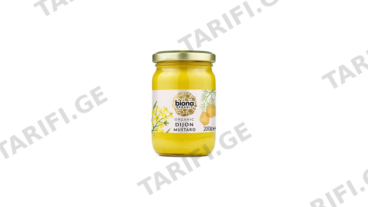 BIONA ბიო დიჟონი MUSTARD - 200გ