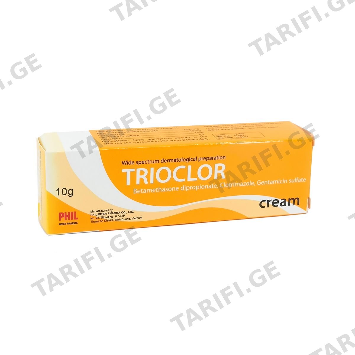 ტრიოკლორი - Trioclor კრემი 10გრ