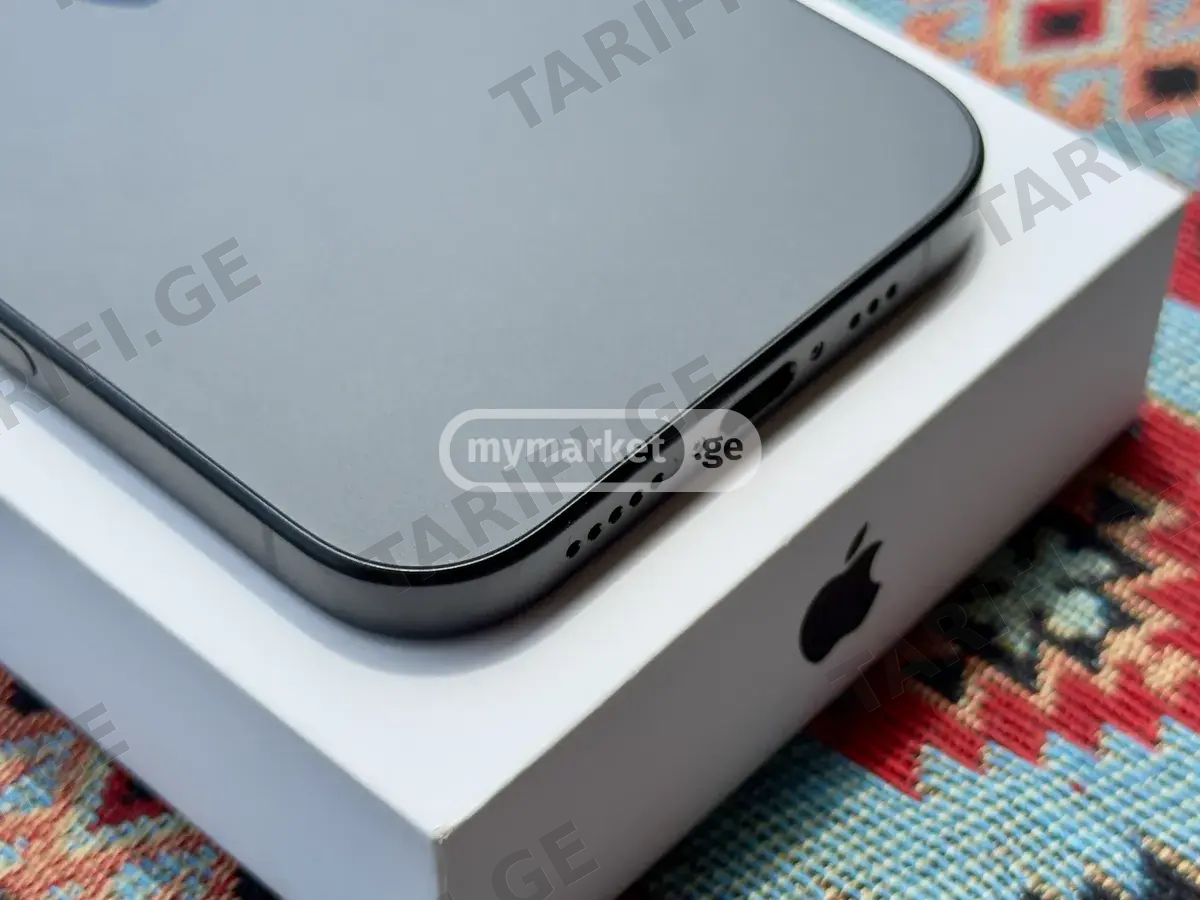 iPhone 16 Black 100% / 128GB გარანტიით