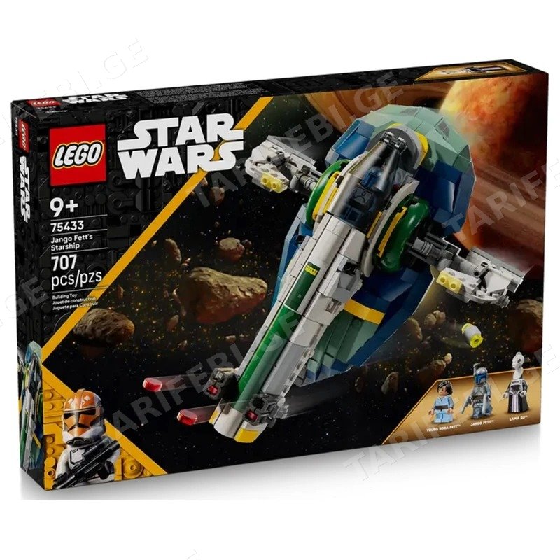 ასაწყობი კონსტრუქცია LEGO 75433 JANGO FETT'S STARSHIP (707 ნაწილი)