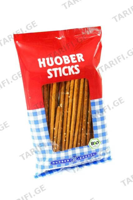 ჩხირები /Huober Brezel/ ორგანული მარილიანი 004013 40 გრ