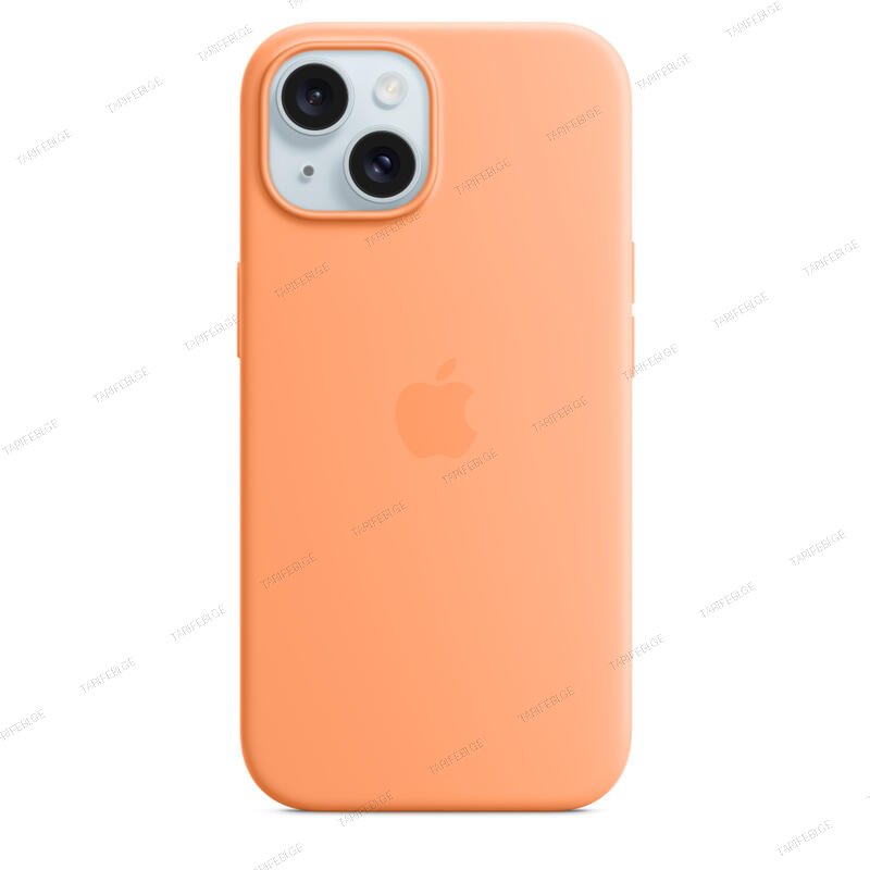 Apple iPhone 15 Silicone Case Orange MT0W3ZM/A
