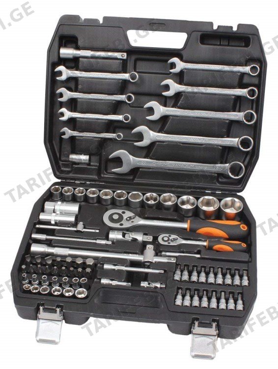 ნაკრები ბიტების/თავაკების Gadget 339005 1/4" 1/2" 82 ც