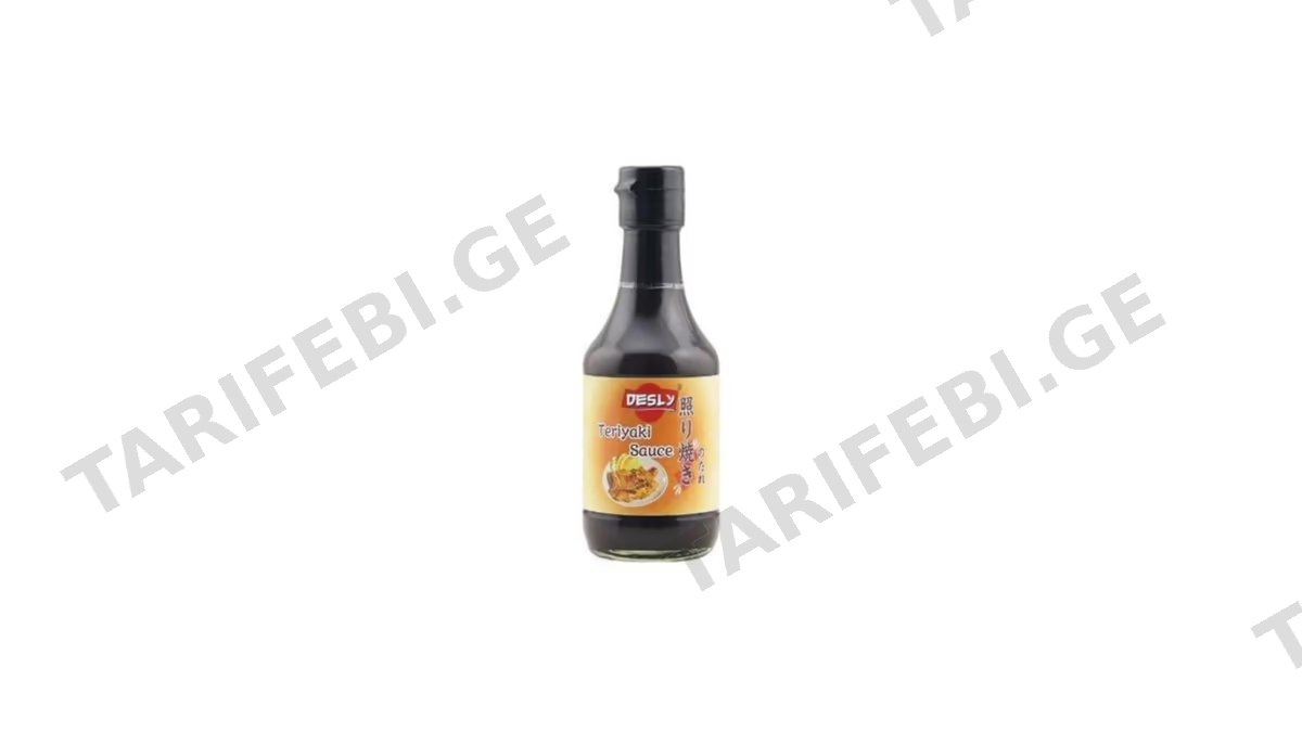 "DESLY"- ტერიაკის სოუსი 12*200მლ