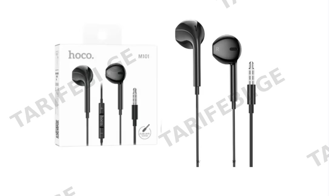 Hoco M101 Wired Headphones - შავი