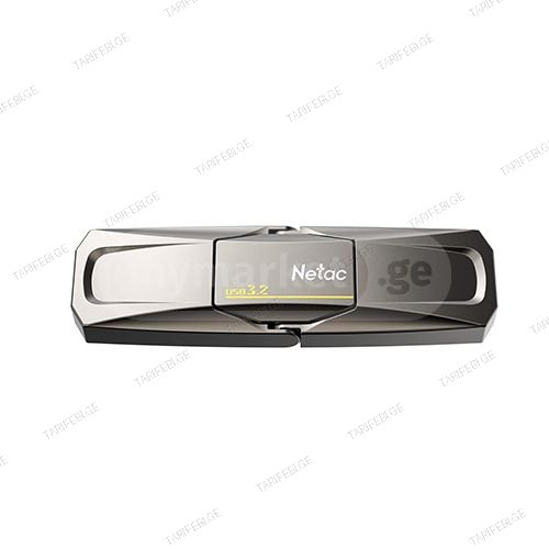 ფლეშ მეხსიერება - Netac US5 USB 3.2+Type-C 256 GB
