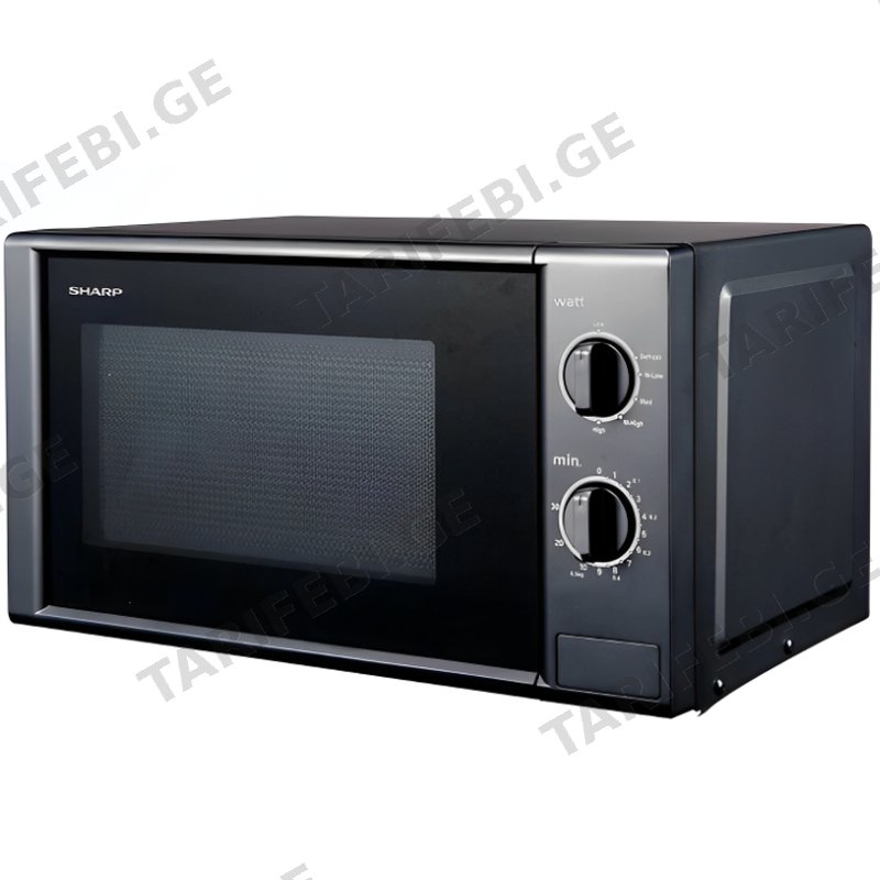 მიკროტალღური ღუმელი SHARP R-20GB-BK2 (700 W, 20 L)