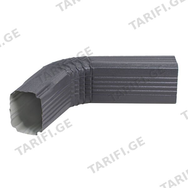 ოთხკუთხა წყალსაწრეტი მილის მუხლი 0.45x350 RAL 7016 WRINKLE (500 მმ.)