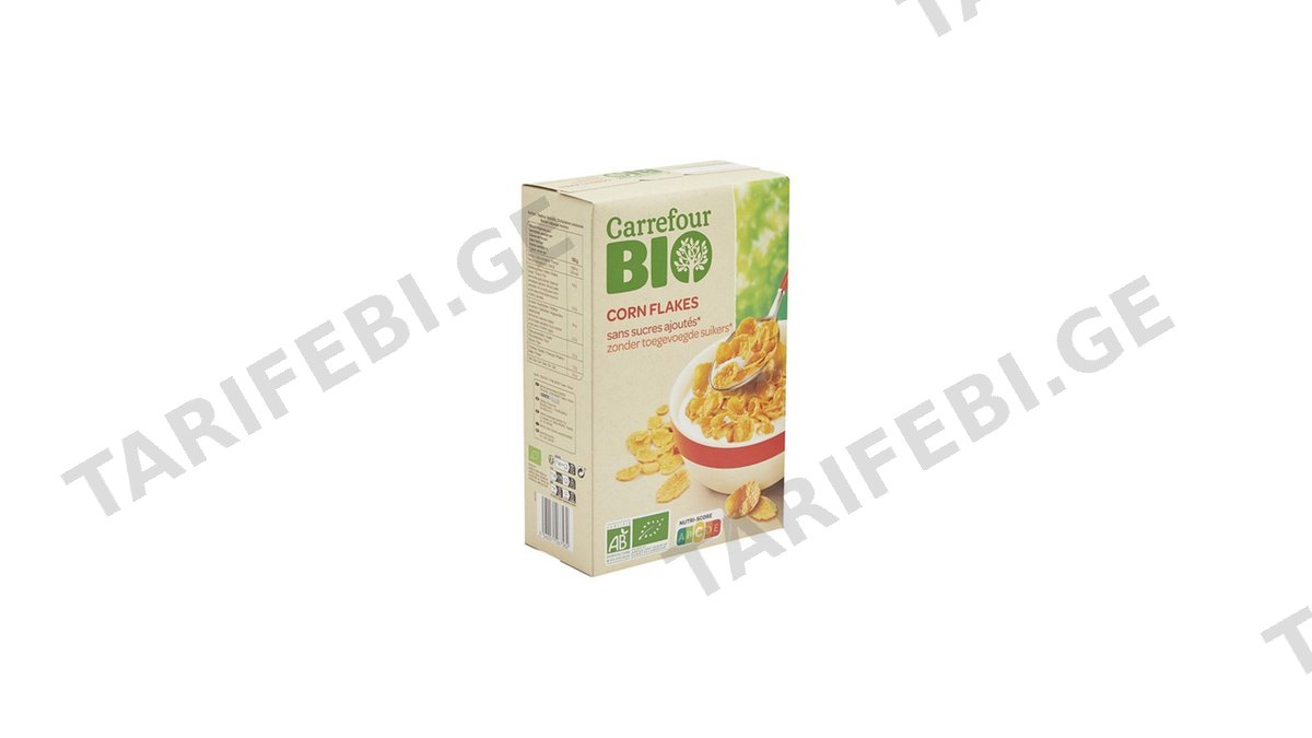 Carrefour ბურბუშელა ბიო სიმინდის 500გრ