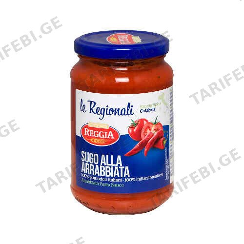 სოუსი მაკარონის ცხარე /REGGIA/ 350 გრ