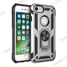 iPhone SE 2020 Sofia Ring Case სილიკონის ქეისი ბეჭდით - ვერცხლისფერი