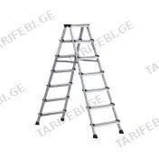 ალუმინის ორმხრივი კიბე 7x7 CGS OL7