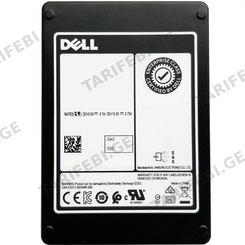 სერვერის მყარი დისკი DELL 400-AXPF (3.84TB, 12GBPS)