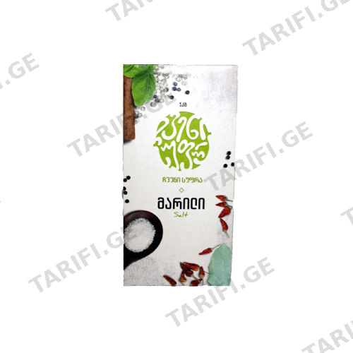 მარილი იოდიზირებული /ჩვენი სუფრა/ 1kg