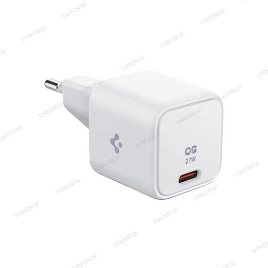 Spigen Wall Charger 27W With USB-C Port ACH03826 White