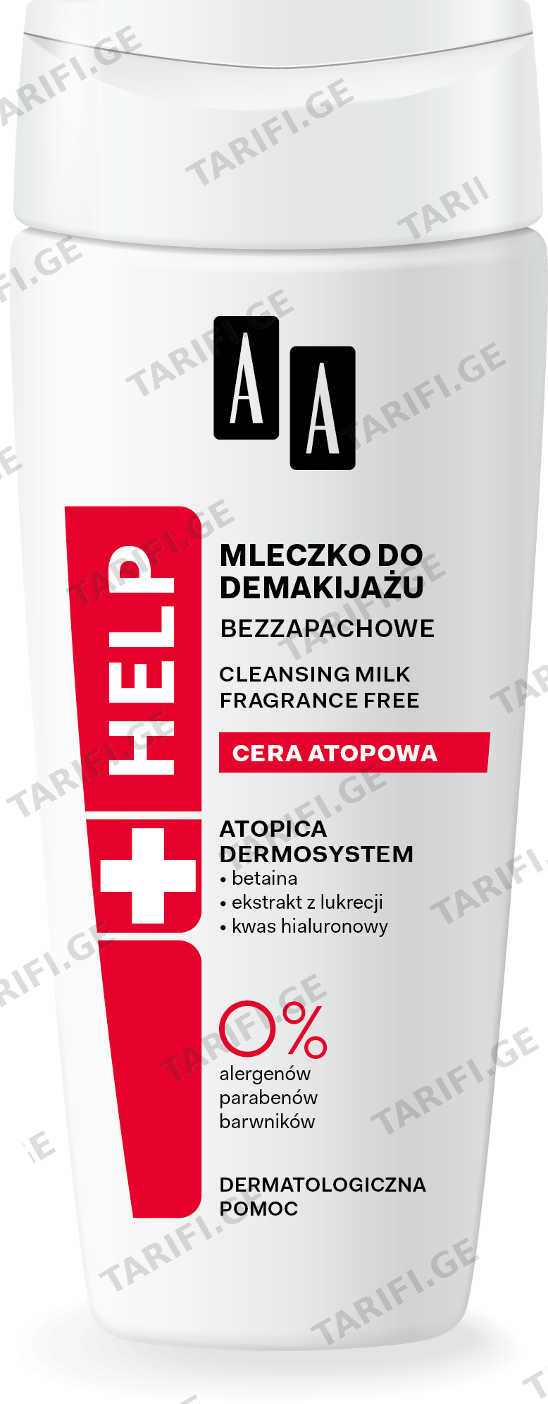 კოსმეტიქს-aa სახის გამწმენდი 2260 Help Atopic Skin რძე 200მლ *