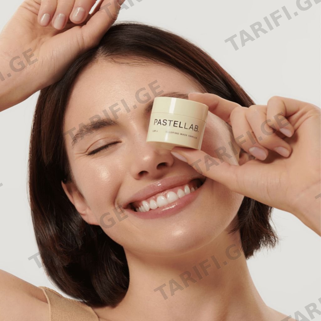 პასტელი ტუჩის ღამის ნიღაბი ვანილის LIP SLEEPING MASK VANILLA 1223 LIP SLEEPING MASK VANILLA 1223