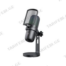 Onikuma M730 RGB Gaming Microphone Black (Wired USB Plug-and-Play RGB Lighting) სადენიანი მიკროფონი