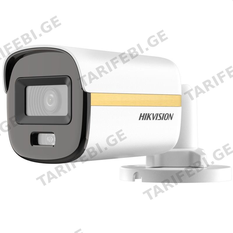 კამერა,Hikvision,  DS-2CE10KF3T-L, 2.8mm,HDTVI,5mp,Bullet,Fix,WL20m,ColorVu,Mic