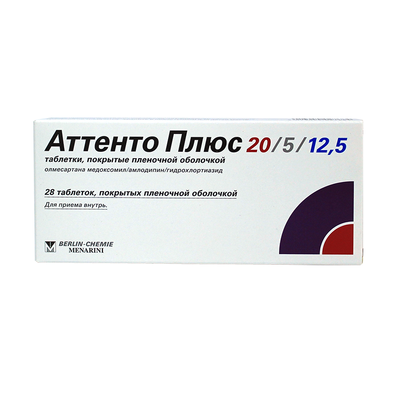 ატენტო პლუსი 20/5/12.5მგ#28ტ