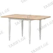 გასაშლელი მაგიდა 74/134x80 მუხა / თეთრი DANDERYD