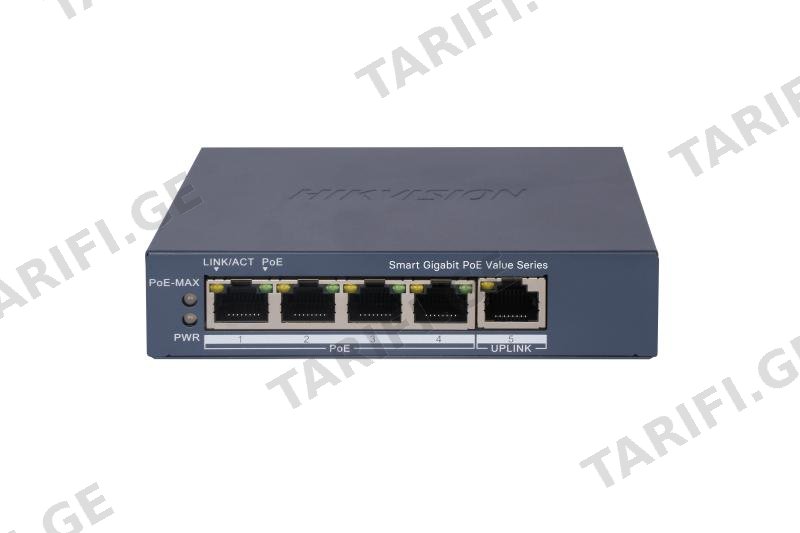 სვიჩი POE DS-3E1505P-EI/M,4 Port Gigabit Smart POE Switch