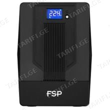 FSP PPF9003105 IFP-1500 LINE-INTERACTIVE 1500VA USB UPS BLACK უწყვეტი კვების წყარო