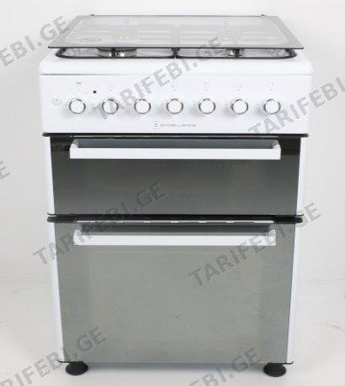 გაზქურა Excellence  6400  | WHITE DOUBLE
