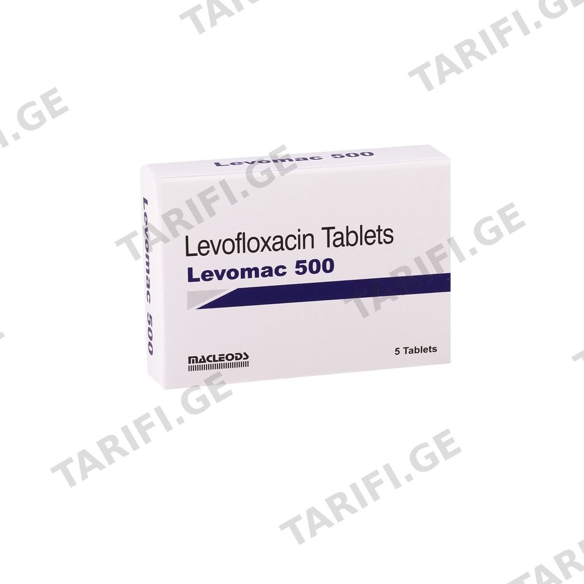 ლევომაკი - Levomac 500მგ 5 ტაბლეტი