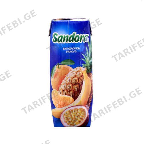 წვენი მულტიხილი / სანდორა / 0,25ლ