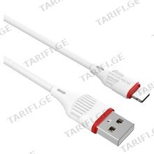 Borofone BX17 Enjoy charging cable for Lightning White