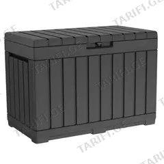 ბაღის შესანახი ყუთი Keter Kentwood 190L Graphite