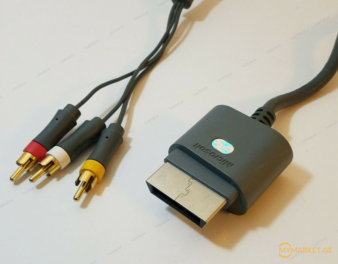 XBOX360 AV 3RCA Original video cable