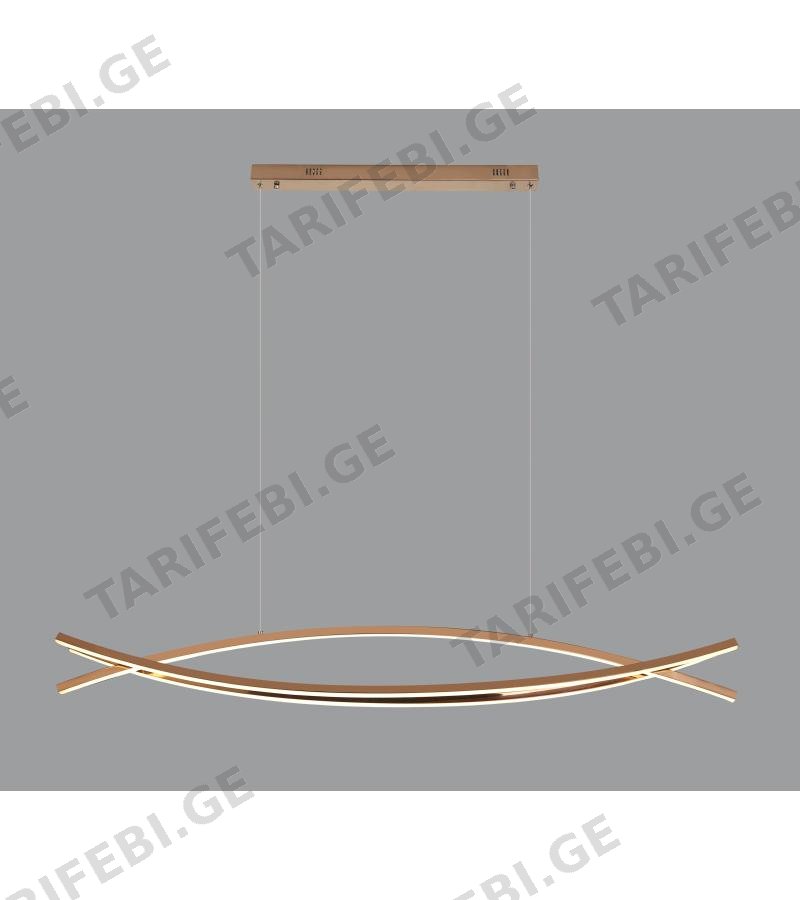 ჭაღი LED GZMK-D230422-L1200 ფერი. ROSE GOLD